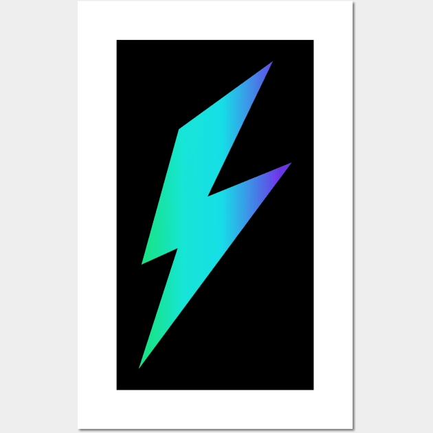 Lightning bolt Wall Art by PallKris